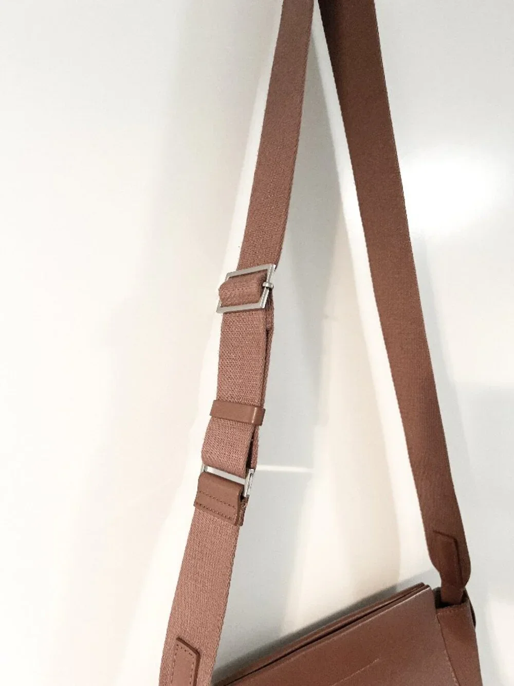 Everlane The Form Mini Bag Crossbody Cognac Brown